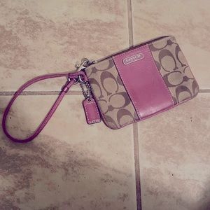Coach wristlet